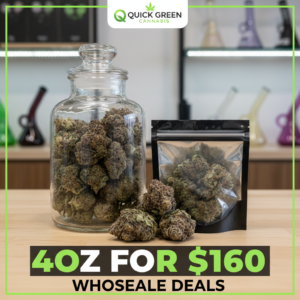 Quick Green Cannabis: 4 OZ for $160 – Weed Delivery Ottawa & Gatineau