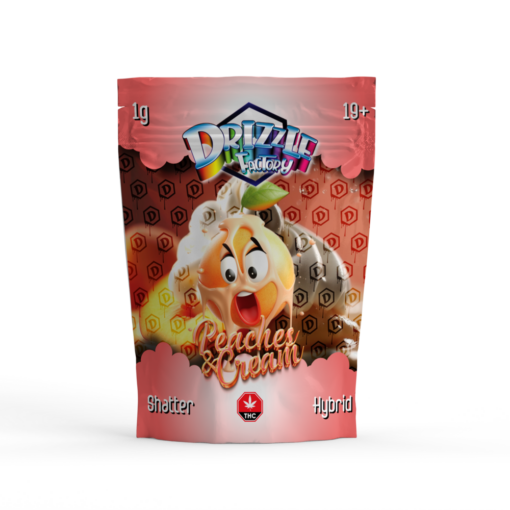Peaches N Cream Shatter (Drizzle) | Ottawa Weed Delivery | Quick Green Cannabis