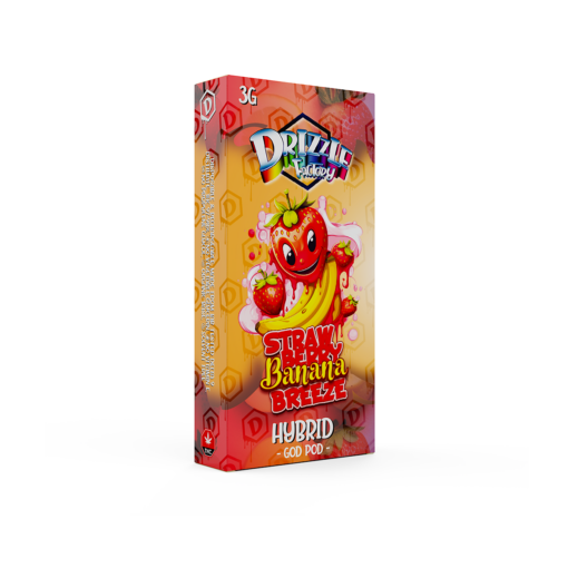 Drizzle Strawberry Banana Breeze God Pod 3G | Ottawa Weed Delivery | Gatineau Weed Delivery - Image 2