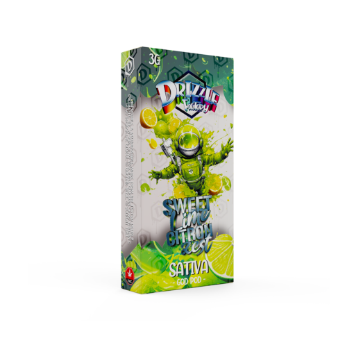 Drizzle Sweet Lime Citron Zest God Pod 3G | Ottawa Weed Delivery | Gatineau Weed Delivery - Image 2