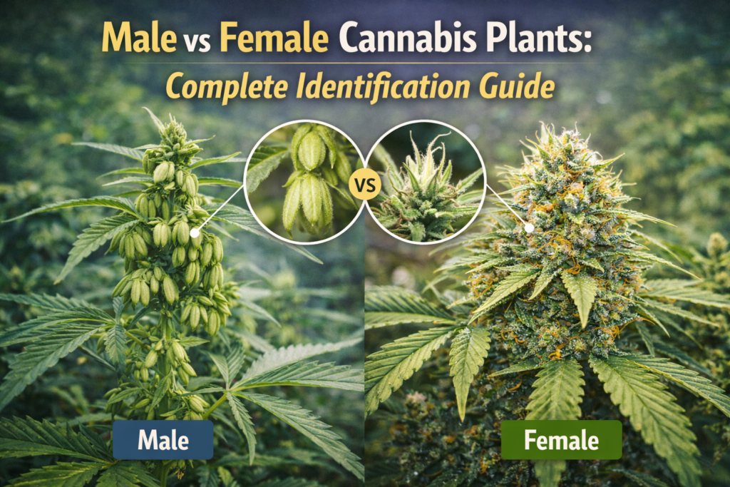 Male vs Female Cannabis Plants
