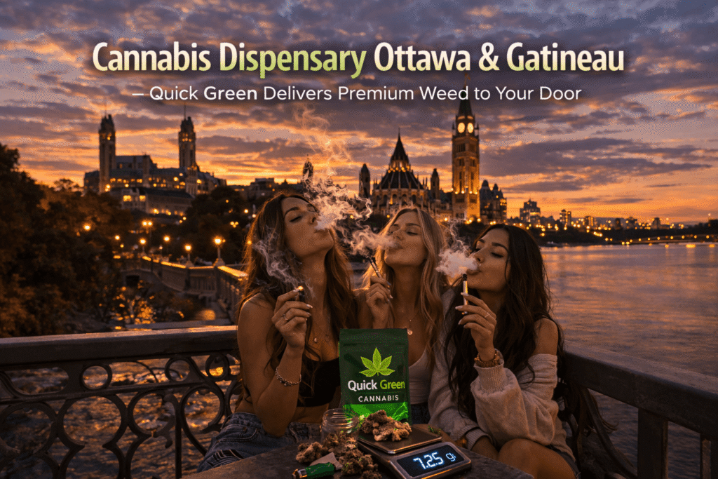 Cannabis Dispensary Ottawa & Gatineau — Quick Green Delivers Premium Weed